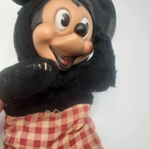 Antique 1940s Gund Mickey Mouse and Trivet - Picture 6 of 6